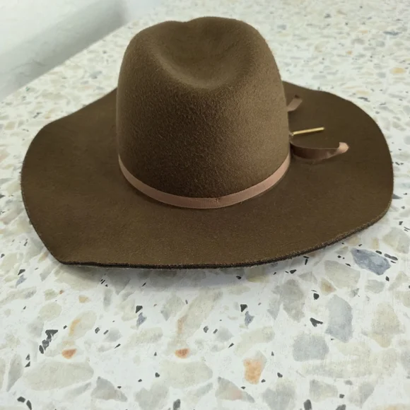 Abercrombie & Fitch Brown Wide Brim Hat - Picture 6 of 11